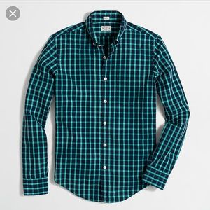 J. Crew Factory Slim Plaid Shirt